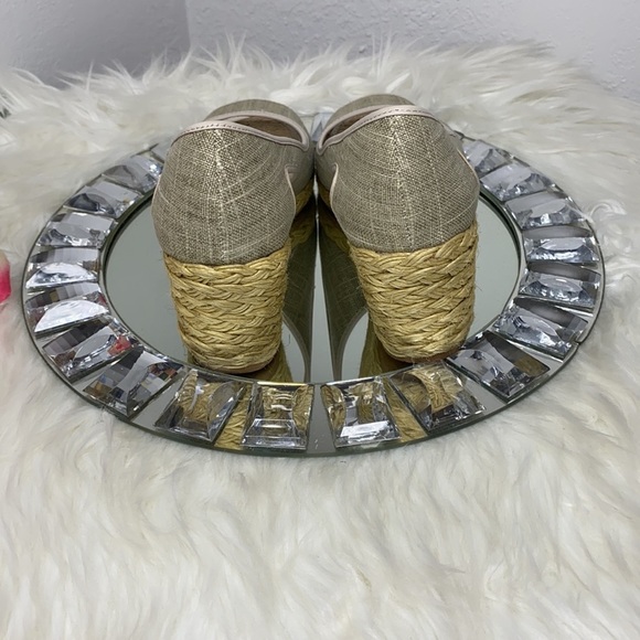 Donald J. Pliner Coraa Linen Espadrille Wedge Sandal 8.5M - Picture 8 of 13